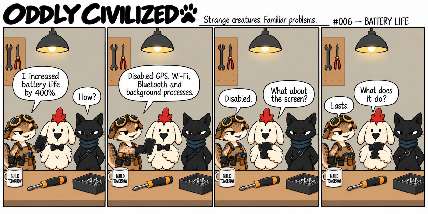 Classification Error, comic image 1 of 1.