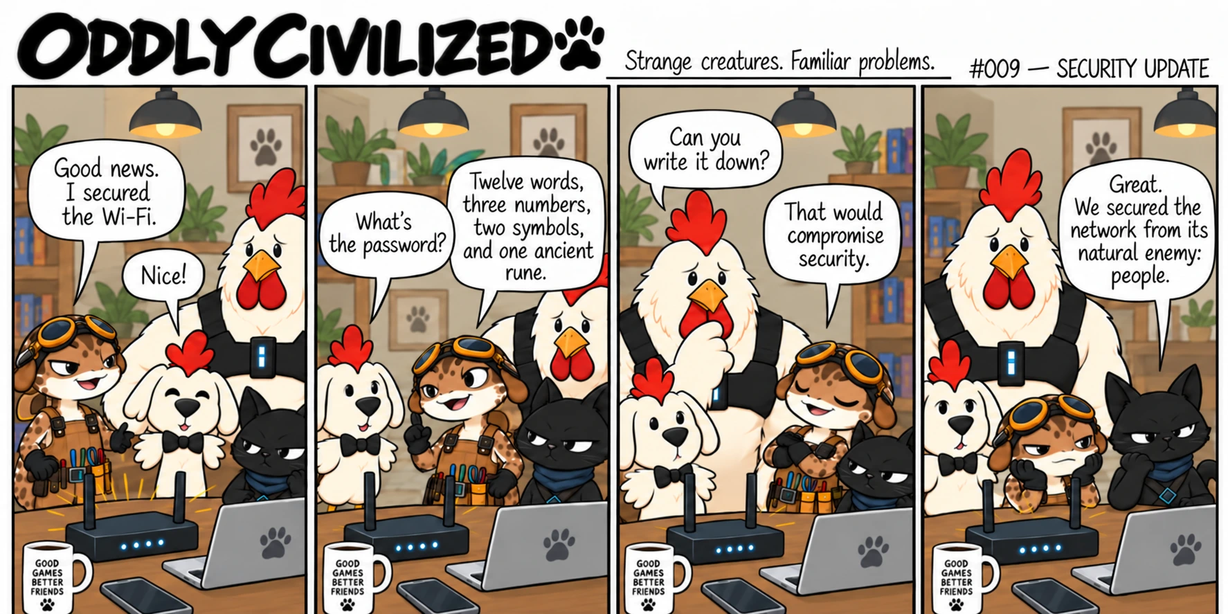 Security Update, comic image 1 of 1.
